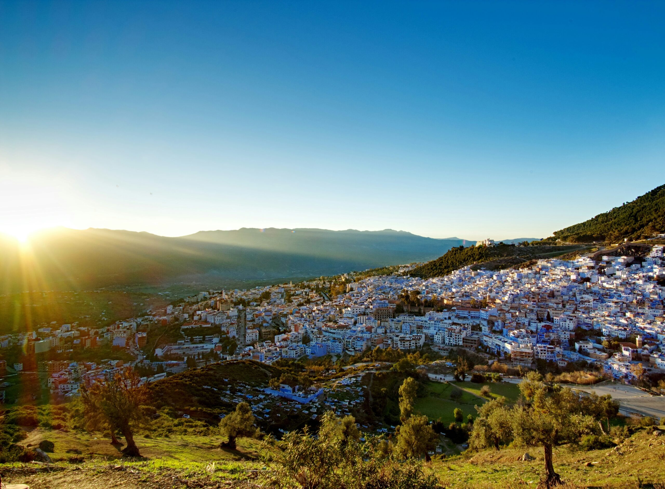 Chefchaouen day trip from Fes, popular excursion alongside the Fes to Merzouga desert tour"